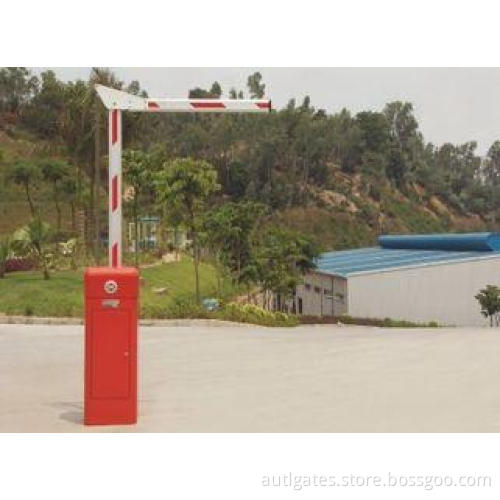 Powder Coating Steel Automatic Boom Gates , Remote Control